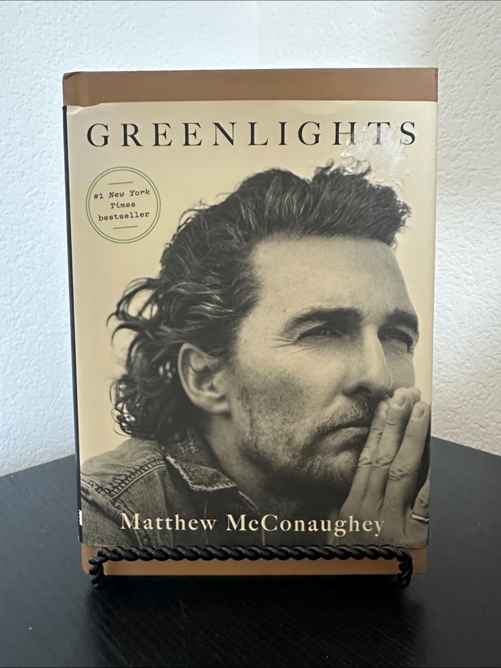 Greenlights by Matthew McConaughey - Beige & Black Cover